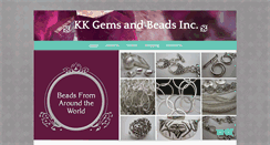 Desktop Screenshot of kkgemsandbeads.com